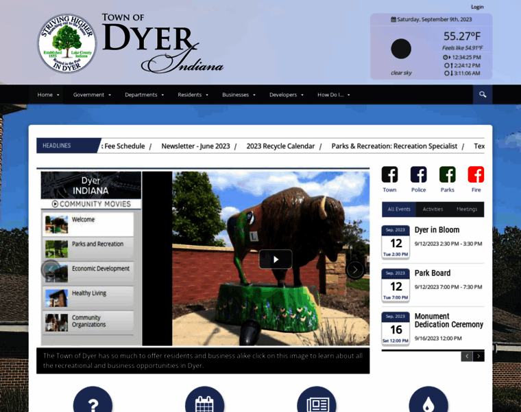 Townofdyer.net thumbnail
