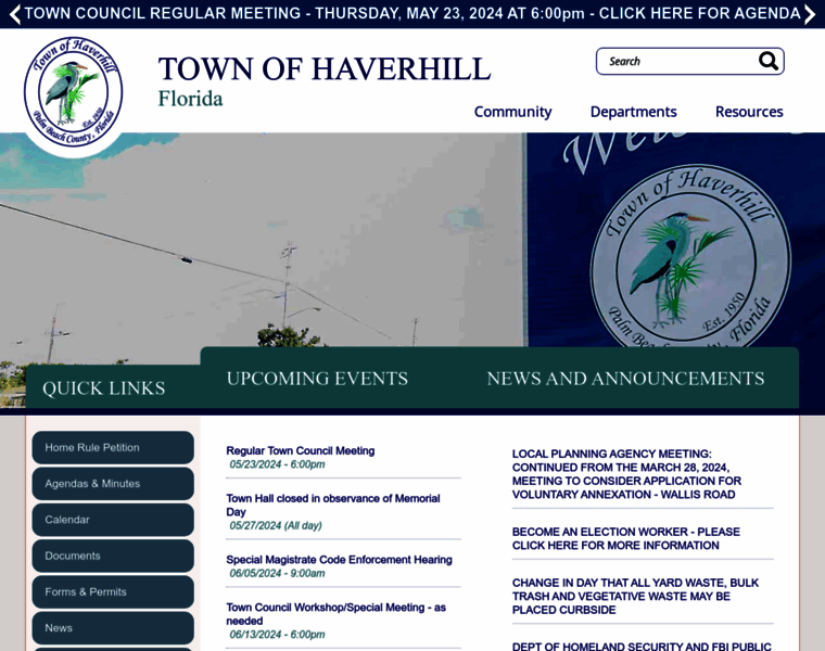 Townofhaverhill-fl.gov thumbnail