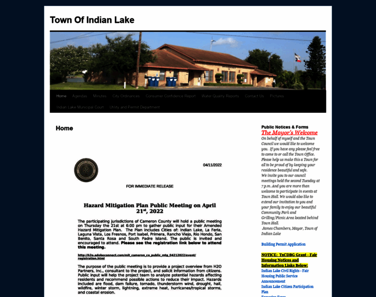 Townofindianlake.com thumbnail