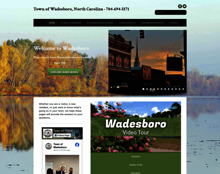 Townofwadesboro.org thumbnail
