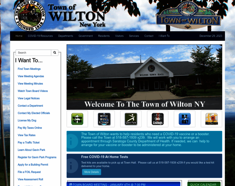 Townofwilton.com thumbnail