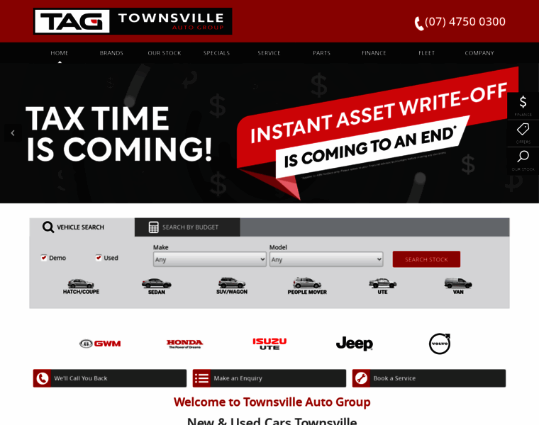 Townsvilleautogroup.com.au thumbnail