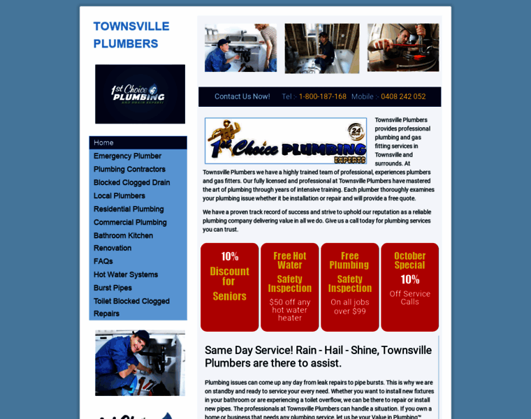 Townsvilleplumbers.com thumbnail