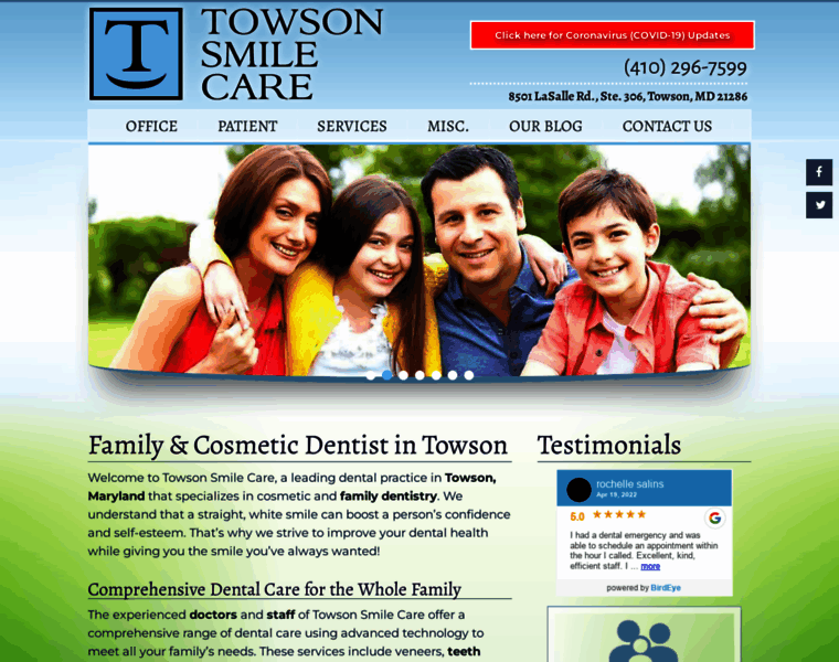 Towsonsmilecare.com thumbnail