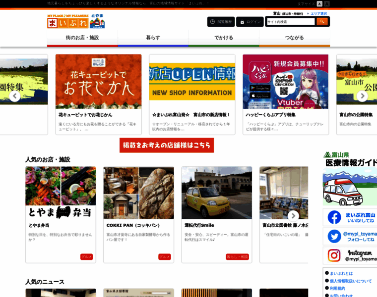 Toyama.mypl.net thumbnail