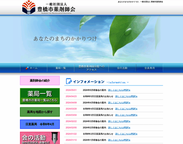 Toyohashi-yakuzaishikai.com thumbnail