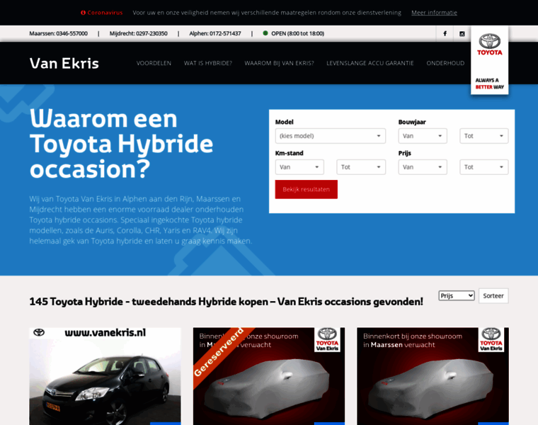 Toyotahybrideoccasions.nl thumbnail