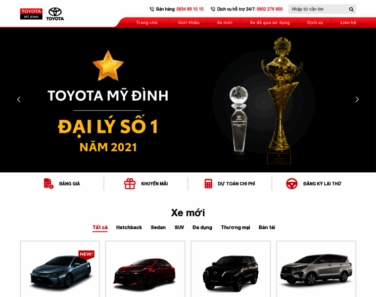 Toyotamydinh.com.vn thumbnail