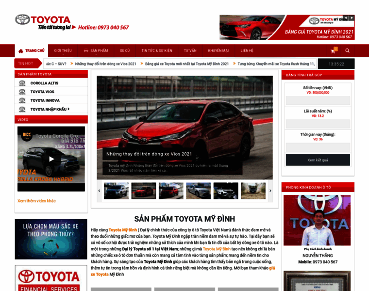 Toyotamydinh.org thumbnail