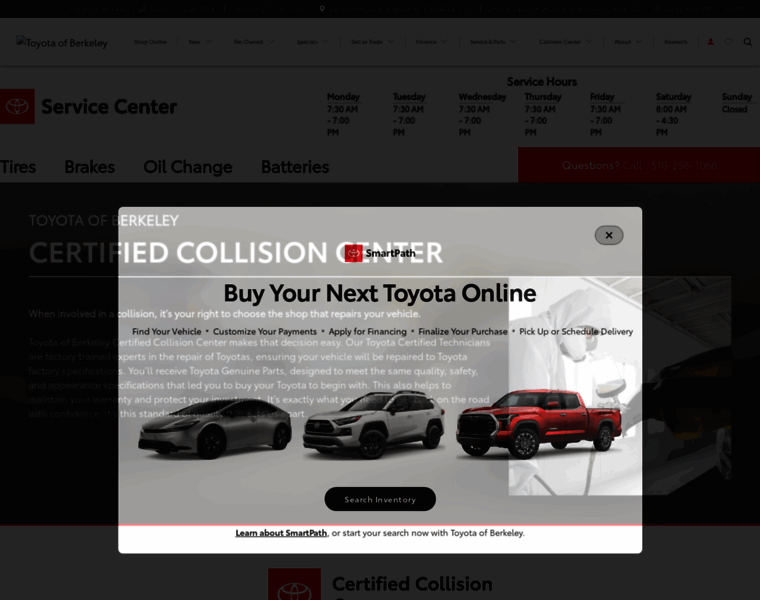 Toyotaofberkeleycertifiedcollisioncenter.com thumbnail
