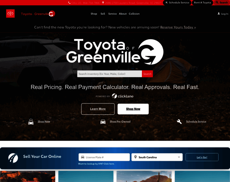 Toyotaofgreenville.com thumbnail