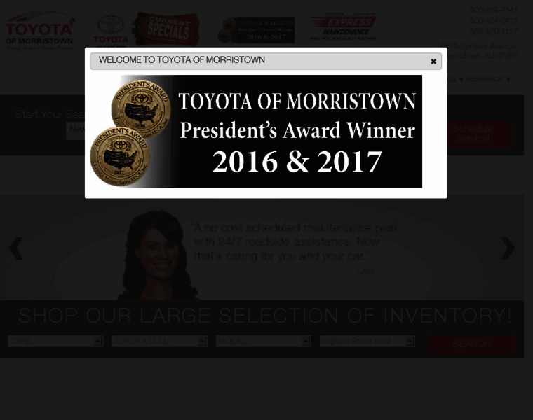 Toyotaofmorristown.com thumbnail