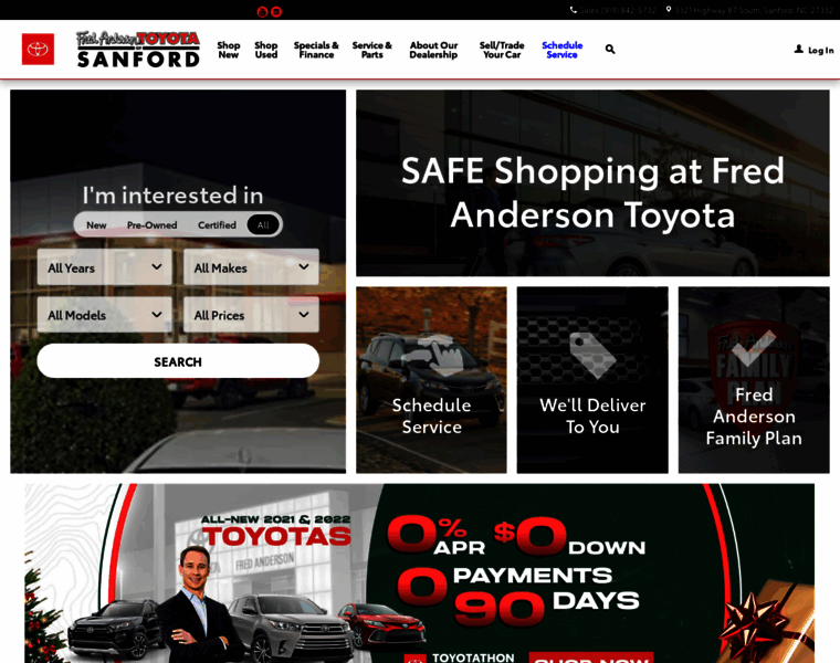 Toyotaofsanford.com thumbnail
