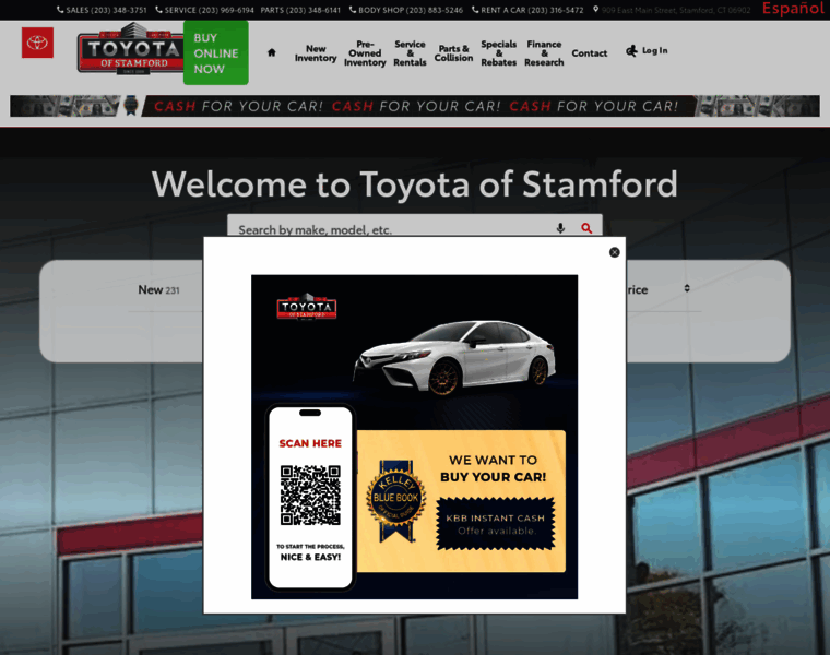 Toyotaofstamford.com thumbnail