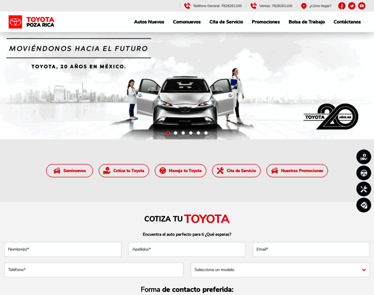 Toyotapozarica.com.mx thumbnail