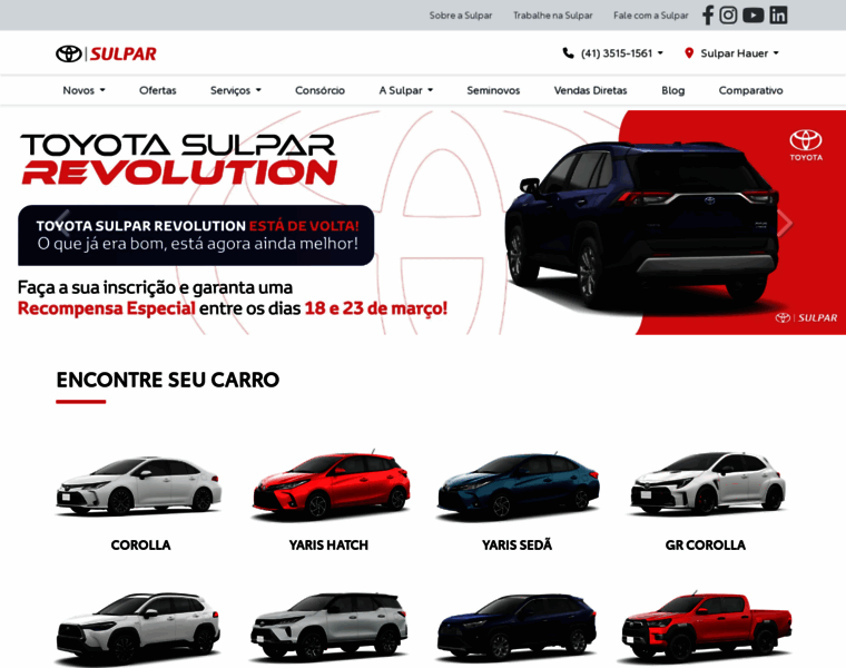Toyotasulpar.com.br thumbnail