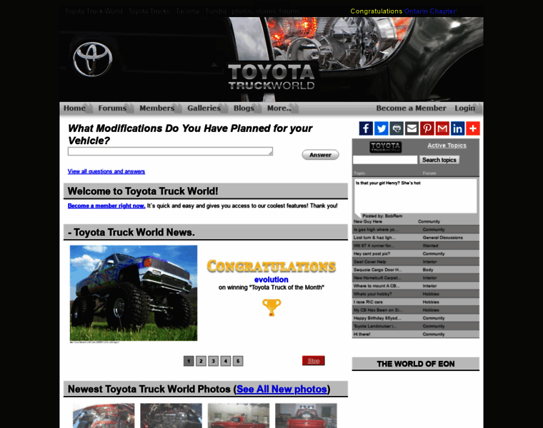 Toyotatruckworld.com thumbnail