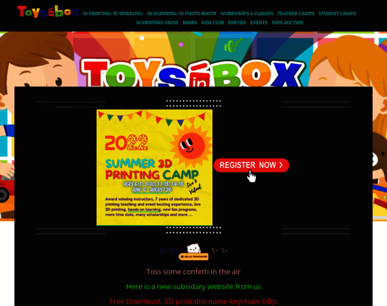 Toysinbox3dprinting.com thumbnail