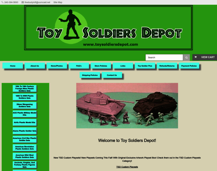 Toysoldiersdepot.com thumbnail