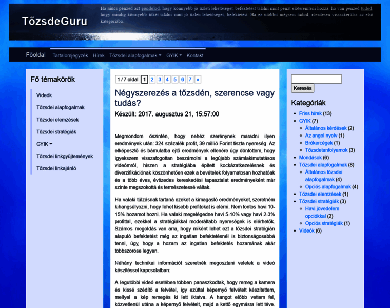 Tozsdeguru.com thumbnail
