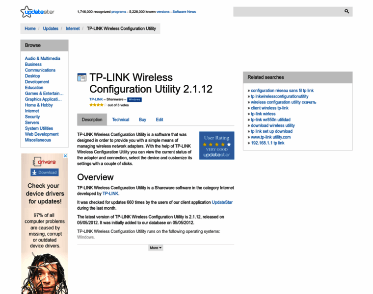Tp-link-wireless-configuration-utility.updatestar.com thumbnail