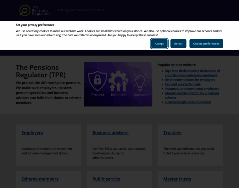 Tpr.gov.uk thumbnail Tpr.gov.uk thumbnail