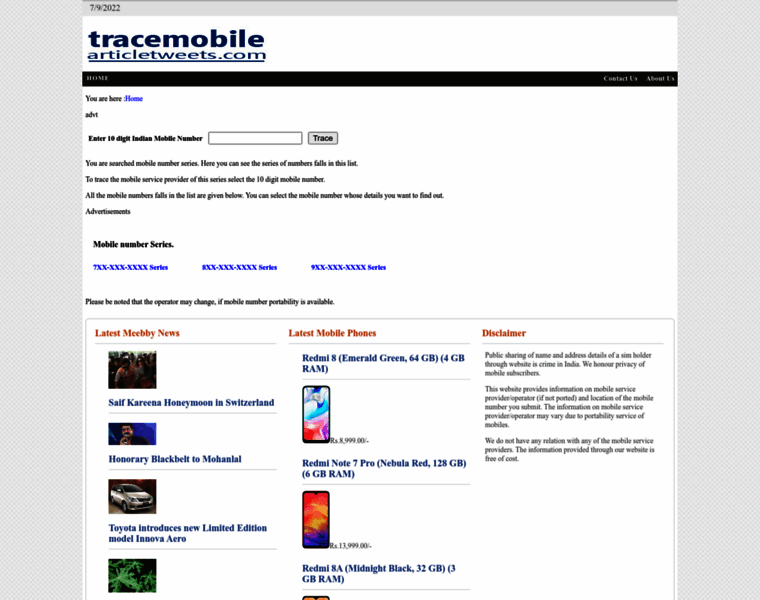 Tracemobile.articletweets.com thumbnail