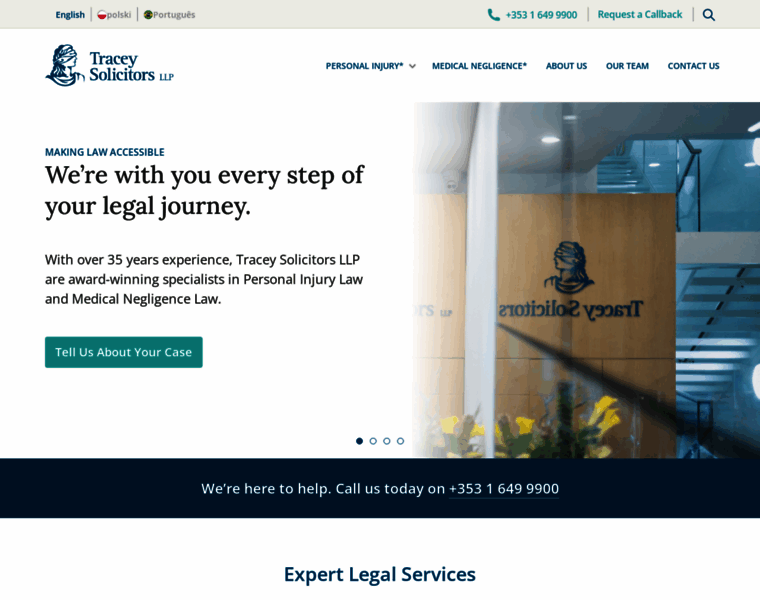 Traceysolicitors.ie thumbnail