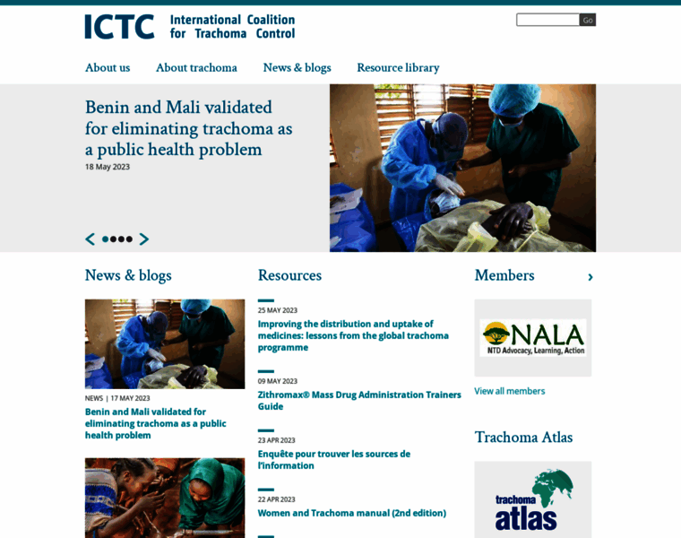 Trachomacoalition.org thumbnail