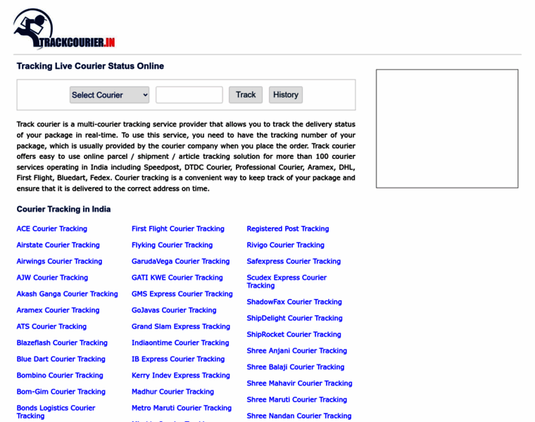Trackcourier.in thumbnail