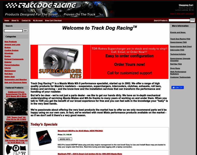 Trackdogracing.com thumbnail
