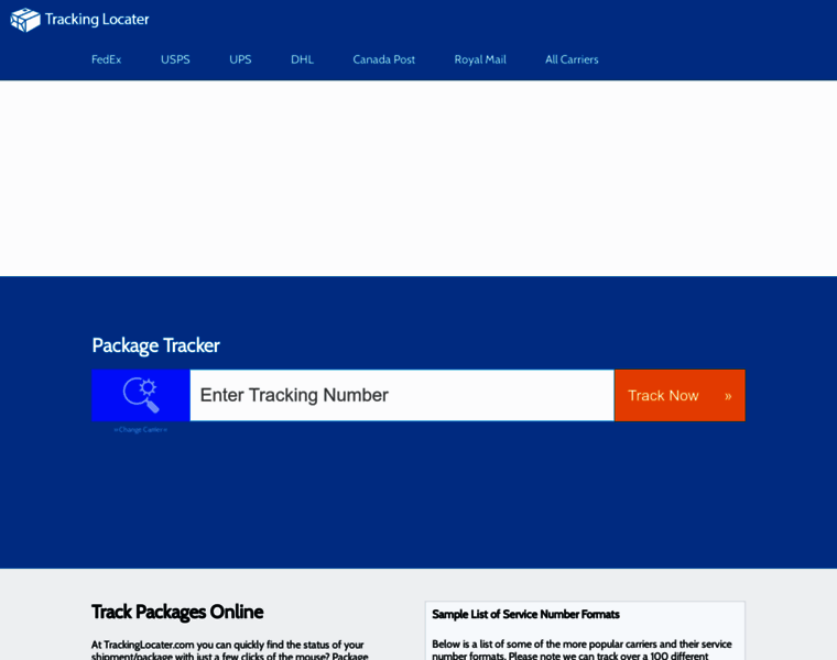 Trackinglocater.com thumbnail