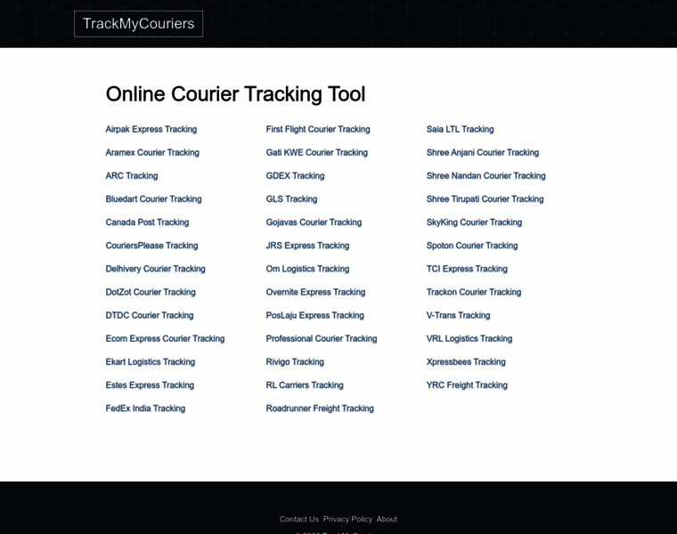Trackmycouriers.com thumbnail