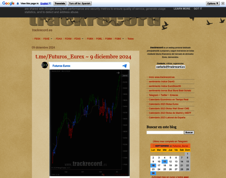 Trackrecord.es thumbnail