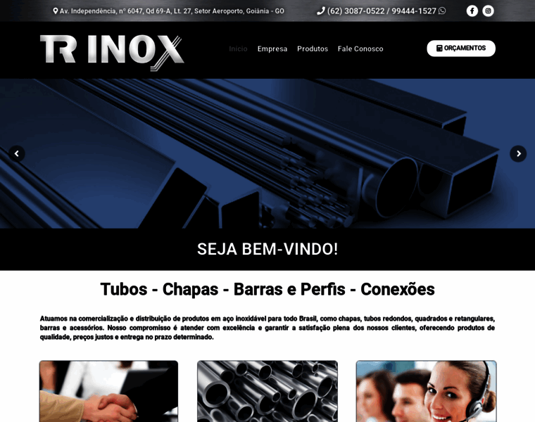 Tracoinox.com.br thumbnail
