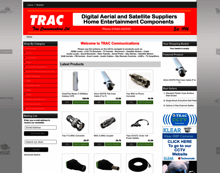 Tracsat.co.uk thumbnail