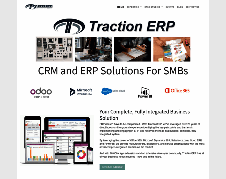 Tractioncrm.com thumbnail