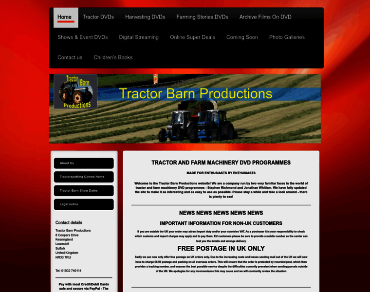 Tractorbarnproductions.com thumbnail