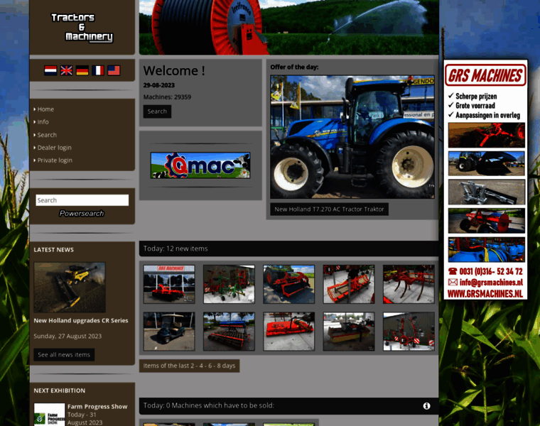 Tractors-and-machinery.com thumbnail