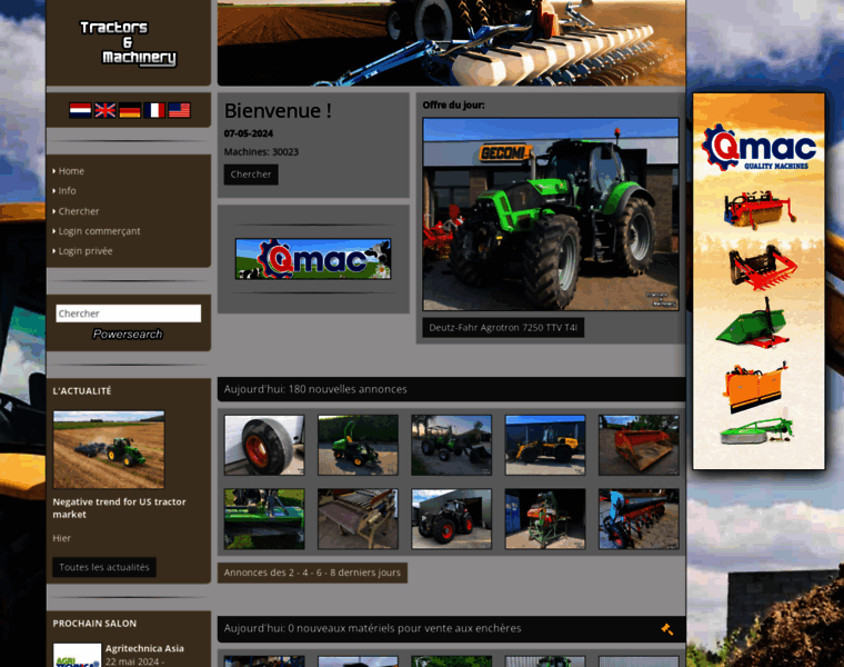 Tractors-and-machinery.fr thumbnail