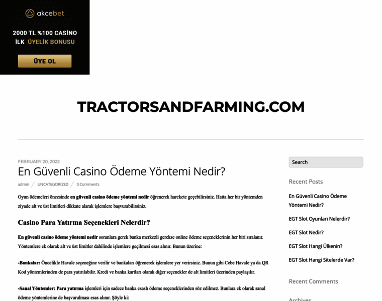 Tractorsandfarming.com thumbnail