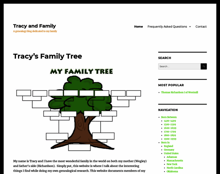 Tracyandfamily.com thumbnail