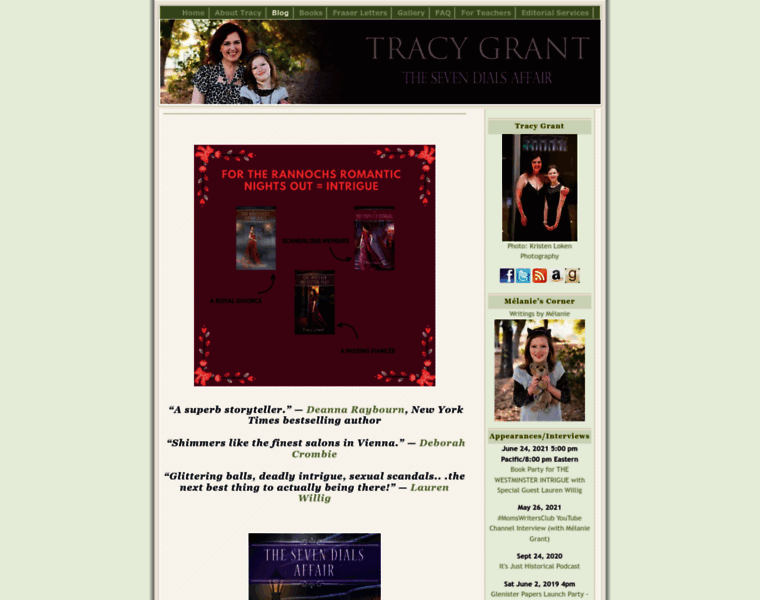 Tracygrant.org thumbnail