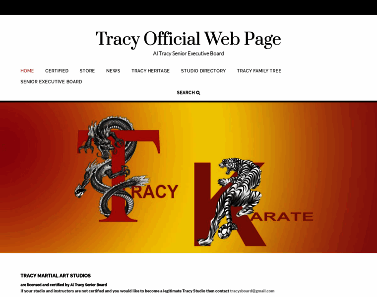 Tracykarate.com thumbnail