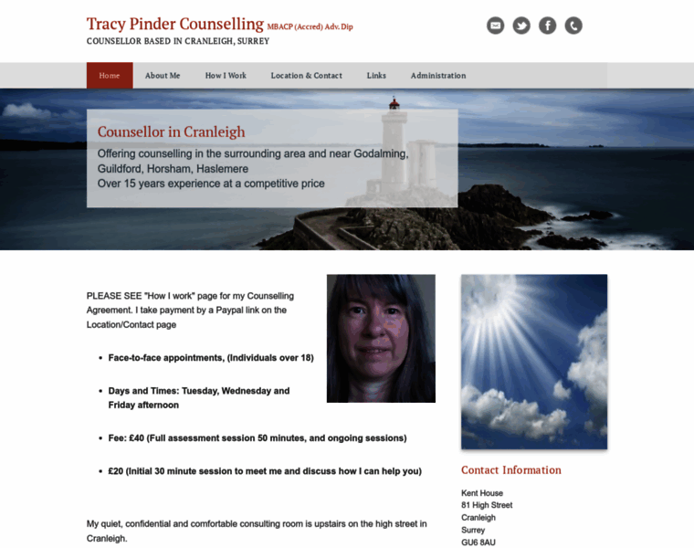 Tracypindercounselling.co.uk thumbnail