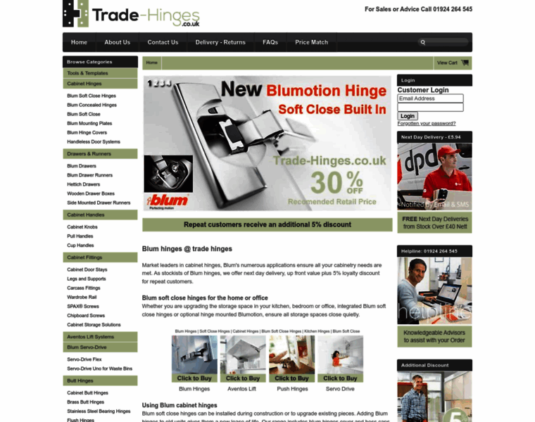 Trade-hinges.co.uk thumbnail