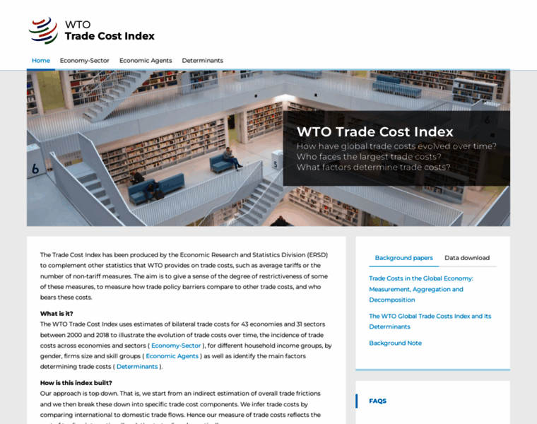 Tradecosts.wto.org thumbnail
