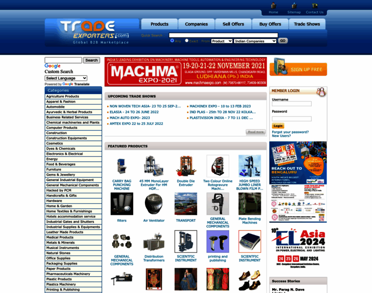 Tradeexporters.com thumbnail