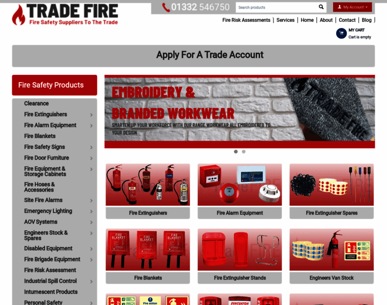 Tradefire.co.uk thumbnail
