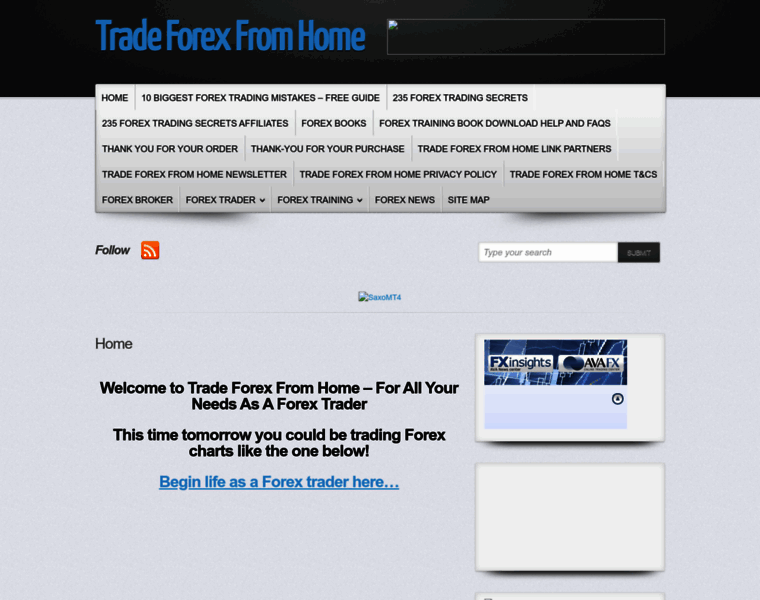 Tradeforexfromhome.com thumbnail